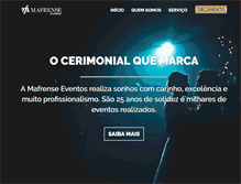 Tablet Screenshot of mafrenseeventos.com